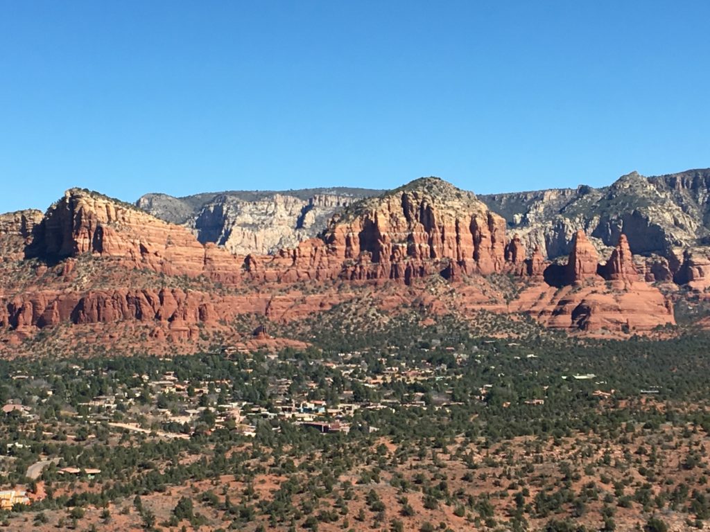 Views Across Sedona While Atop Cathedral Rock