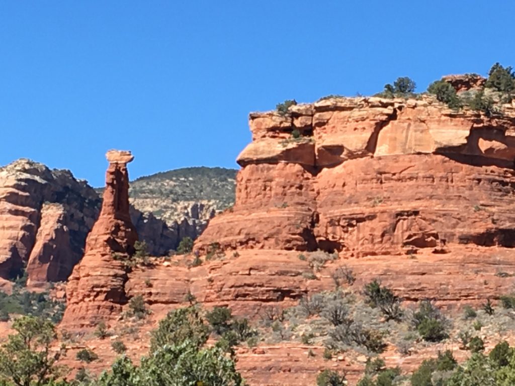 Up There - My Lunch Spot at Boynton Canyon Vista